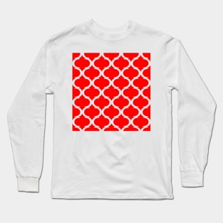 Moroccan Quatrefoil 33 Long Sleeve T-Shirt